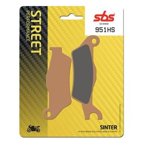 Plaquettes de frein SBS 951HS en composé fritté pour SUZUKI