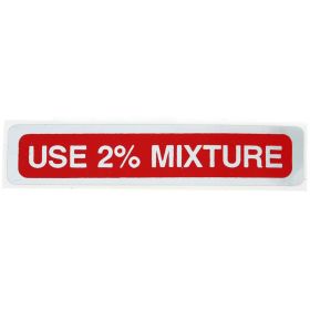 ''SCOOT RS 70058060 ADESIVO ''USE 2% MIXTURE'''