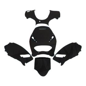 FAIRINGS KIT SCOOTER-ATTACK 5 PIECES BLACK