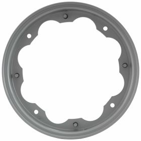 Cerchione SCOOTOPIA 2.10x10 argento in acciaio PCD 4/224mm foro 200mm