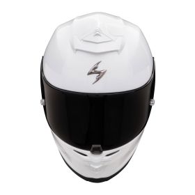 Casco Integrale SCORPION EXO-R1 EVO AIR FIM RACING #1 SOLID Perla Bianco