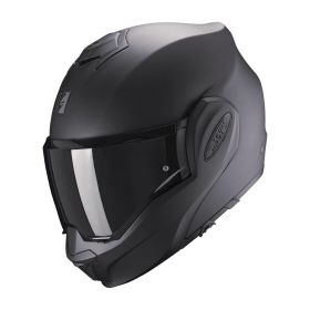 Casco modulare reversibile Scorpion EXO-TECH EVO Solid nero opaco