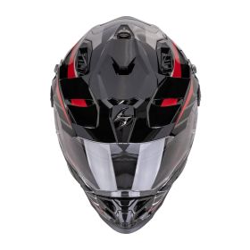 Scorpion EXO ADF-9000 AIR Feat Dual road enduro helmet black red