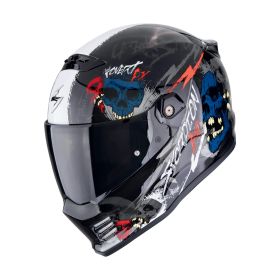 Casco integrale Scorpion EXO COVERT FX Skullz nero grigio