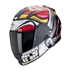 Casco integrale Scorpion EXO-491 Pirate bianco rosso