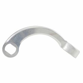Asta specchietto SERIE PRO alluminio CNC argento corto per STADIUM sinistra/destra