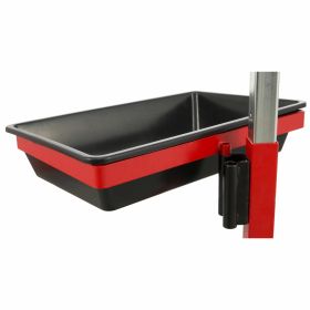 Vaschetta plastica SERIE PRO 590x400x120 mm arancione/nero 20 L con sostegno