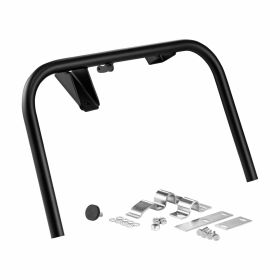 Support central noir PRO SERIES 20 mm avec butée lisse et matériel de montage inclus