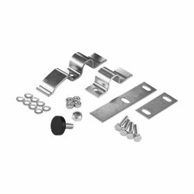 Support central noir PRO SERIES 20 mm avec butée lisse et matériel de montage inclus