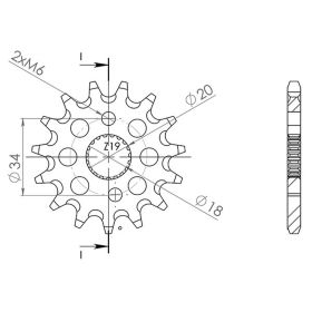 PIGNONE PASSO 420 - Z 15 DENTI (DIS.00511)