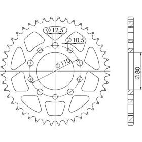CORONA IN ACCIAIO PASSO 525 - Z 41 DENTI (DIS.10504)