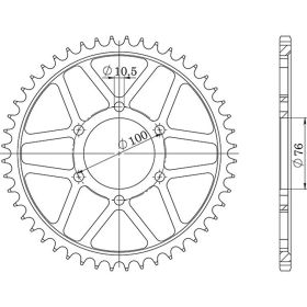 CORONA IN ACCIAIO PASSO 532 - Z 42 DENTI (DIS.14901)