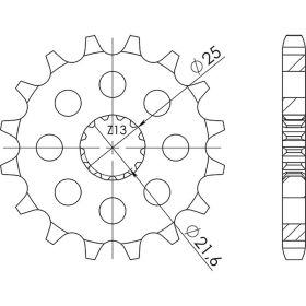 PIGNONE PASSO 525 - Z 17 DENTI (DIS.28401)