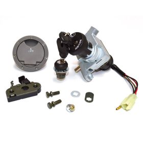 Kit serrratture SGR bloccasterzo, tappo benzina e bauletto