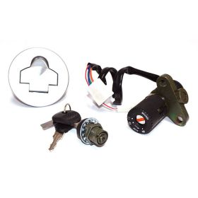 Kit serrratture SGR bloccasterzo, sella e tappo serbatoio per APRILIA