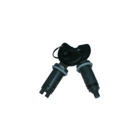 Kit seratture adattabile Sgr 2 pezzi con chiavi per Piaggio