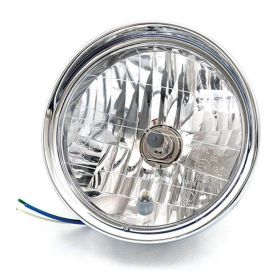 Faro anteriore Sgr cromato D.190mm lampada h4