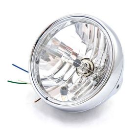 Faro anteriore Sgr cromato D.190mm