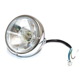 Faro anteriore Sgr cromato D.127mm lampada s2 35/35w