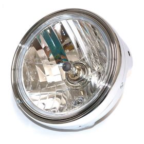 Faro anteriore Sgr cromato D.201mm lampada h4