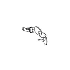 Lock kit for SHAD SH26/47 top cases