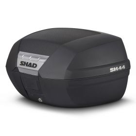 SHAD SH44 BLACK 44L TOP CASE KIT WITH E48 BLACK 46/58L SIDE BAGS