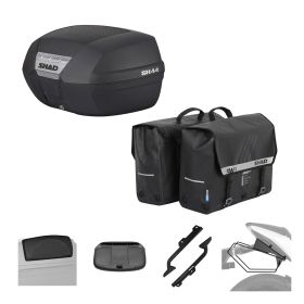 SHAD Kit SH44 Topcase und SW42 Taschen SE für BENELLI Leoncino 125/250