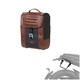 Kit sacoche latérale SHAD SR38 brun SR pour BENELLI Leoncino 800 / Trail