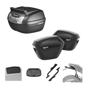 Kit SHAD top case SH40C et valises SH23K 3P pour BENELLI TRK 502