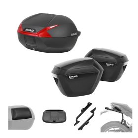 Kit SHAD bauletto SH47R e valigie SH23K 3P per BENELLI TRK 502 X