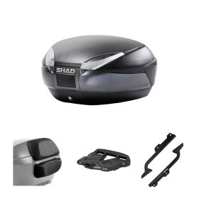 SHAD SH48 Topcase-Kit grau für BENELLI TRK 125/251/502 / X