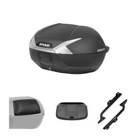 Kit bauletto SHAD SH47 bianco per CFMOTO 700 CL-X Heritage