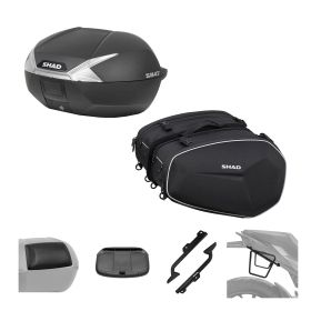 SHAD Kit SH47W Topcase und E48 Taschen SR für CFMOTO 700 CL-X / Heritage