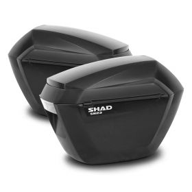 SHAD MOTORCYCLE SIDE CASES SH23 BLACK 23L