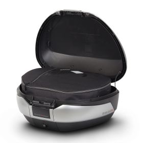 SHAD SH48 Motorcycle top case new titanium 48L with backrest and carbon cover