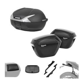 SHAD Kit SH47W Topcase und SH23K Koffer 3P für DUCATI Multistrada 950/1200/1260 / V2