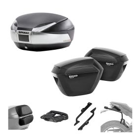 SHAD Kit SH48TC Topcase und SH23K Koffer 3P für DUCATI Multistrada 950/1200/1260 / V2