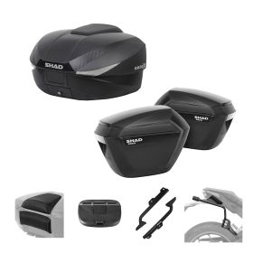 Kit SHAD bauletto SH58X e valigie SH23K 3P per DUCATI Multistrada 950/1200/1260 / V2