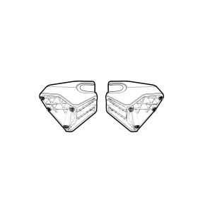 Support brackets for SHAD SH35/36 side cases