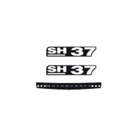 Sticker kit for SHAD SH37 top cases