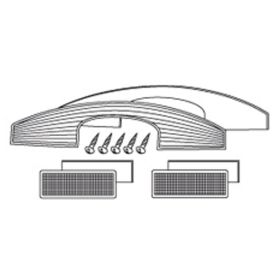 Reflector for SHAD SH45 top cases white 2011