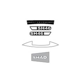 Top Case Spare Parts SHAD SH46 -SHAD- STICKERS