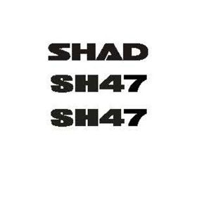 Sticker kit for SHAD SH47 top cases