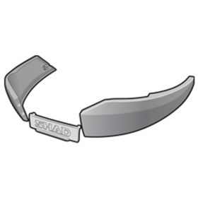 Side bands for SHAD SH48 top cases dark grey