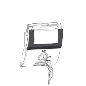 Closing mechanism for SHAD SH48 top cases dark grey premium