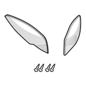 Catadiottro per bauletti SHAD SH48 bianco