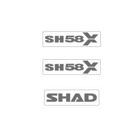 Top Case Spare Parts SHAD SET STICKERS SH58X