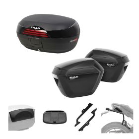 SHAD Kit SH46 top case and SH23K cases 3P for HONDA Forza 750 / X-ADV 750