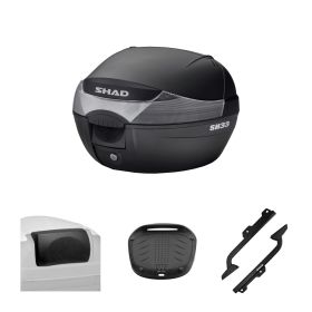 SHAD SH33 Topcase-Kit schwarz für KTM Duke 125/200/250/390
