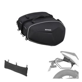SHAD E48 Seitentaschen-Kit schwarz SE für KAWASAKI Z 800